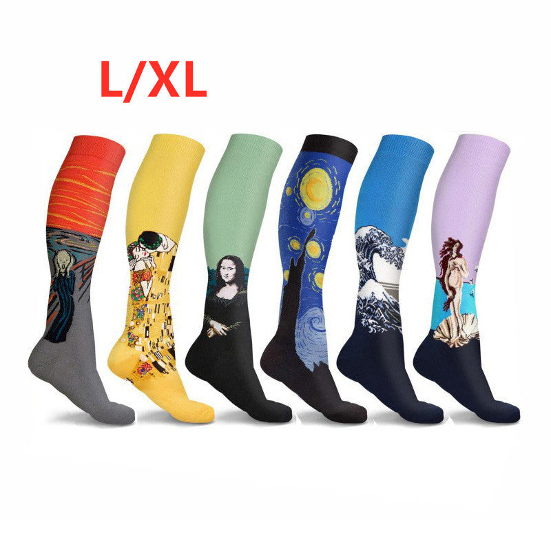 Famous Painting Compression Socks