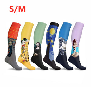 Famous Painting Compression Socks